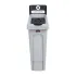 Rubbermaid Slim Jim General Waste Recycling Station Black 87Ltr