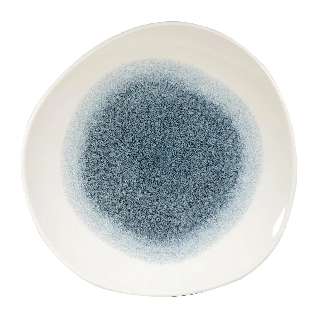Churchill Studio Prints Raku Round Trace Plates Topaz Blue 286mm (12 Pack)