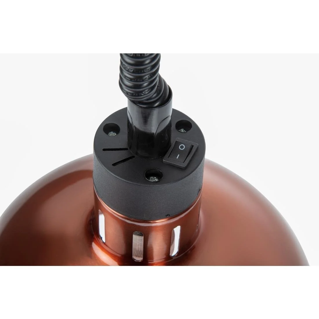 Buffalo Retractable Dome Heat Shade Copper Finish - Image 3