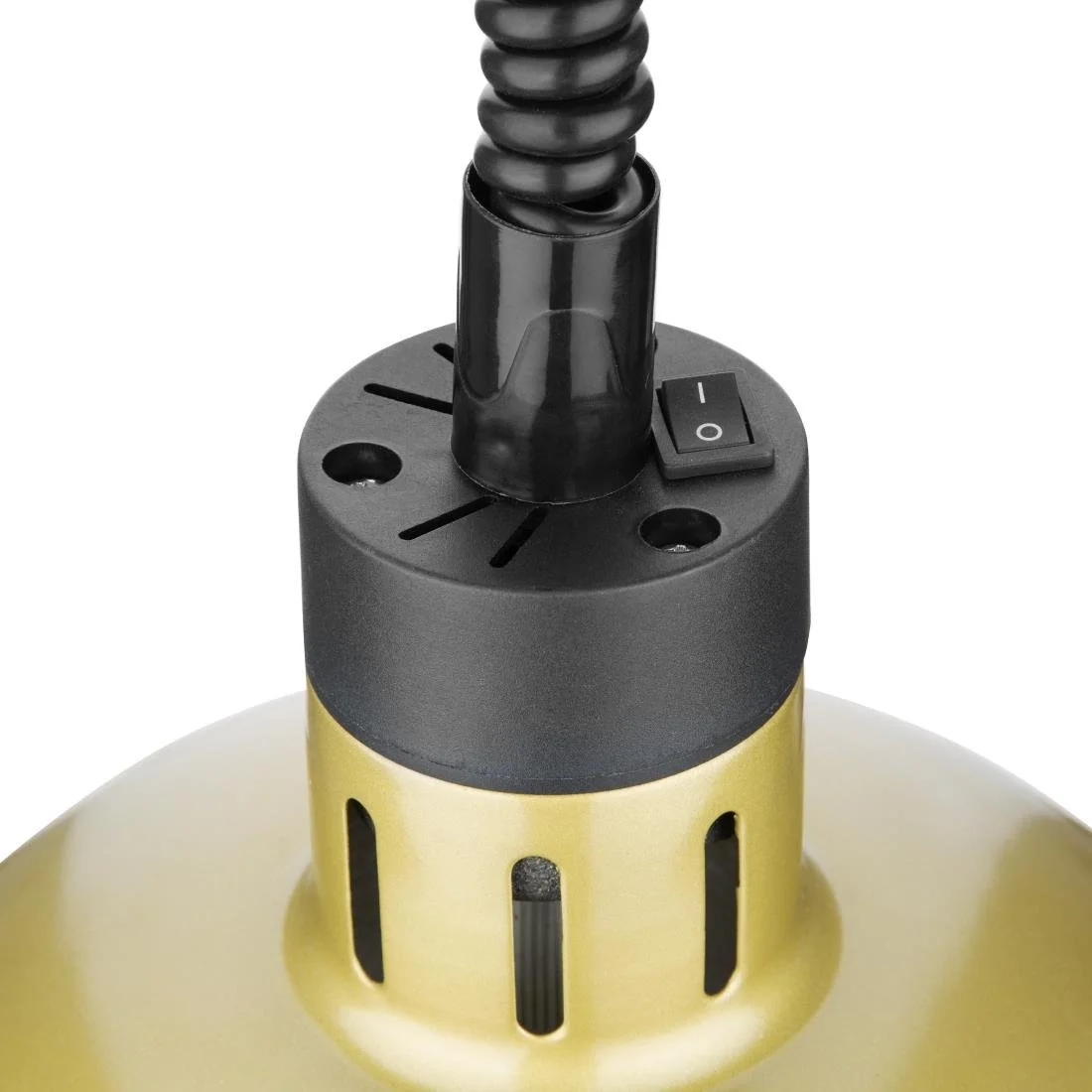 Buffalo Retractable Dome Heat Shade Pale Gold Finish - Image 2