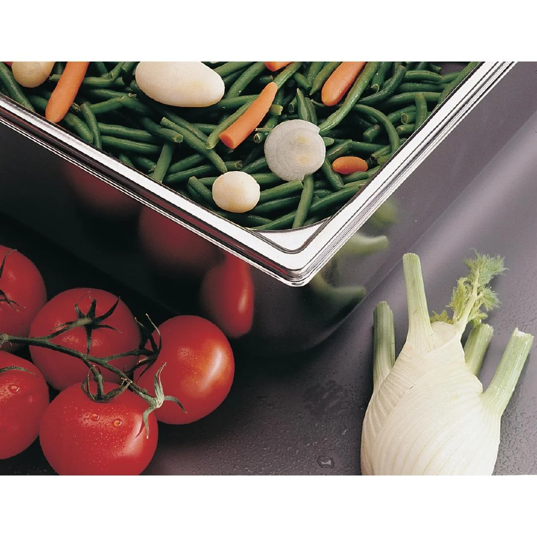 Bourgeat Stainless Steel 1/1 Gastronorm Pan 40mm