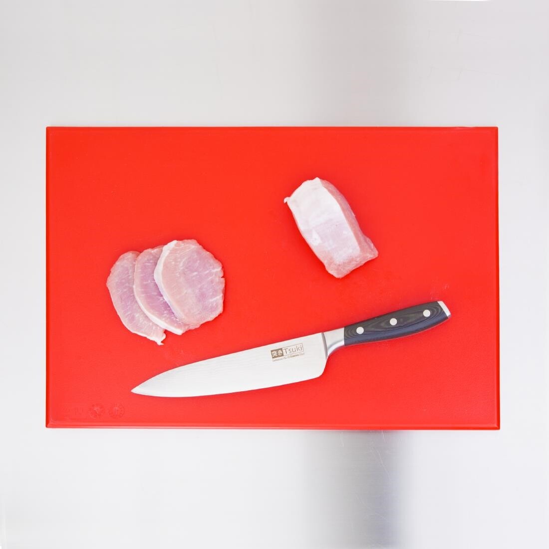 Hygiplas Anti Microbial High Density Red Chopping Board