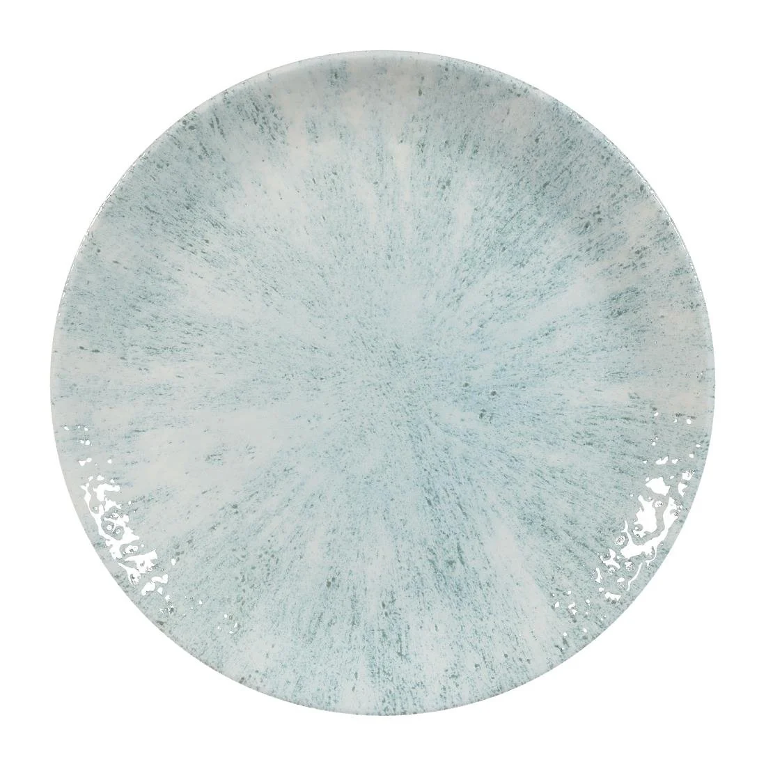Churchill Stone Coupe Plates Aquamarine 217mm (12 Pack) - Image 1