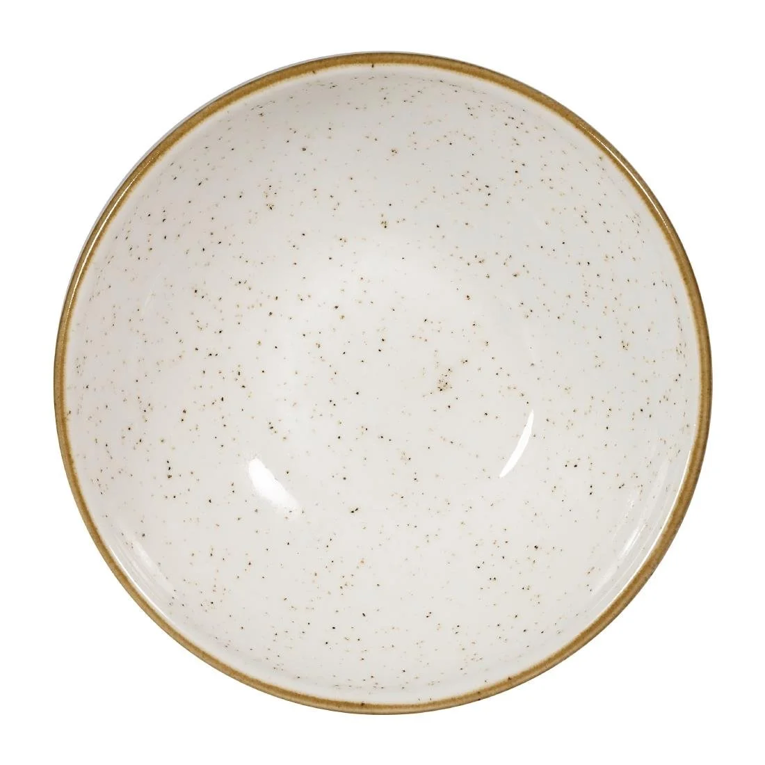 Churchill Stonecast Shallow Bowls Barley White 9oz 130mm (12 Pack) - Image 1