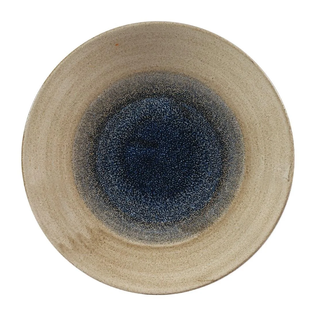 Churchill Stonecast Aqueous Deep Coupe Plates Bayou Taupe 255mm (12 Pack) - Image 1