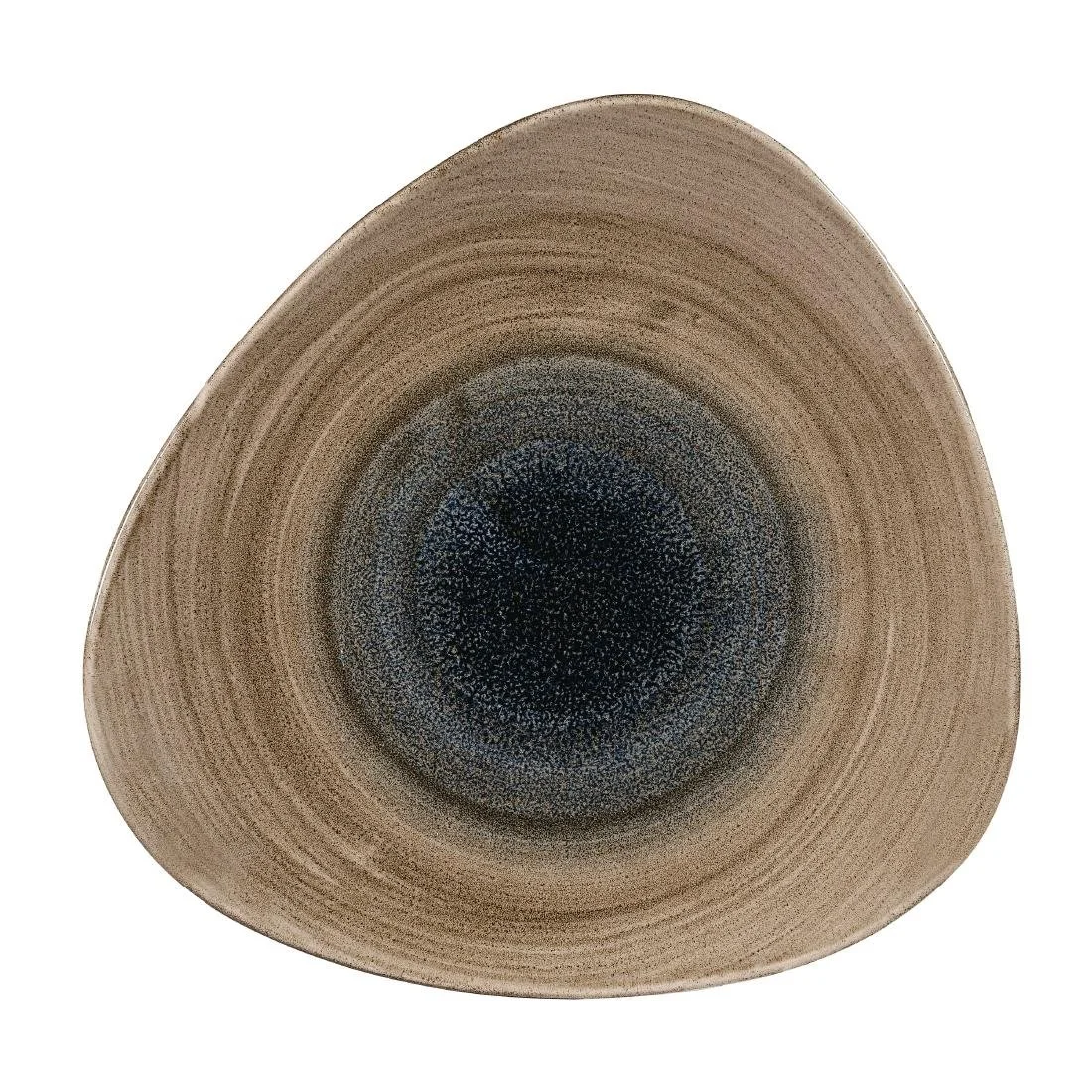 Churchill Stonecast Aqueous Triangular Plates Bayou Taupe 311mm (6 Pack) - Image 1