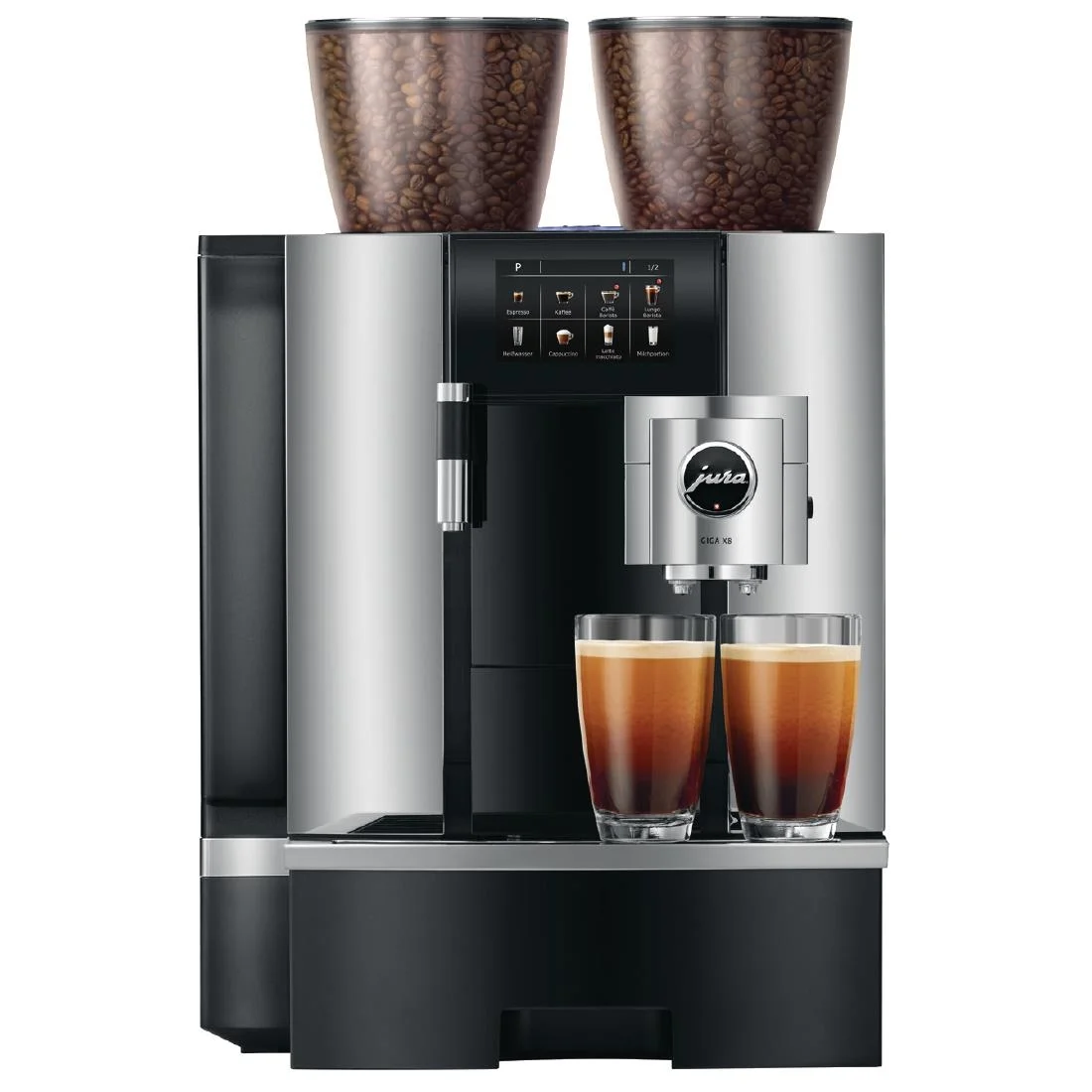 Jura Giga X8 Manual Fill Bean to Cup Coffee Machine Black - Image 9
