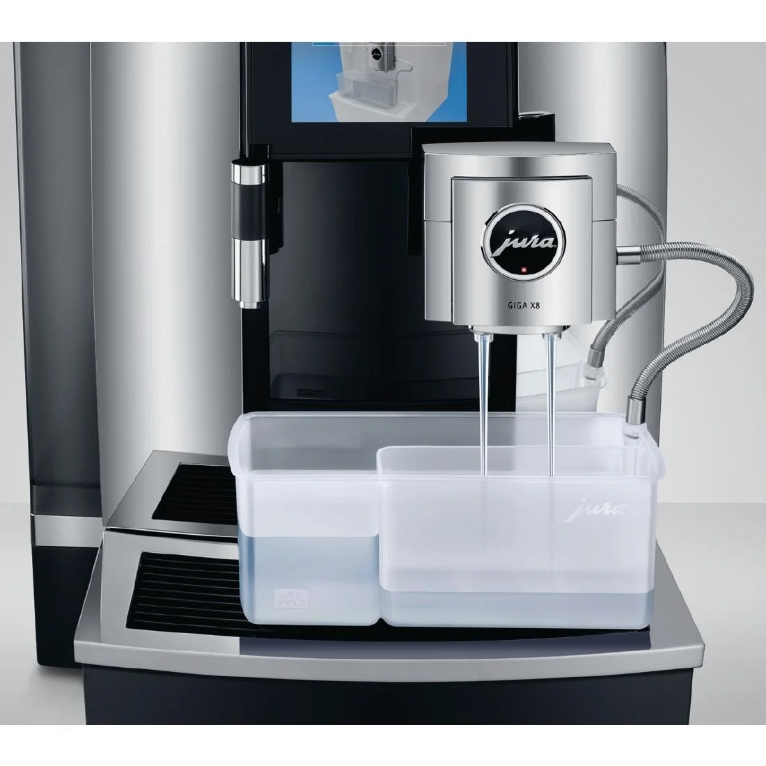 Jura Giga X8 Manual Fill Bean to Cup Coffee Machine Black - Image 11