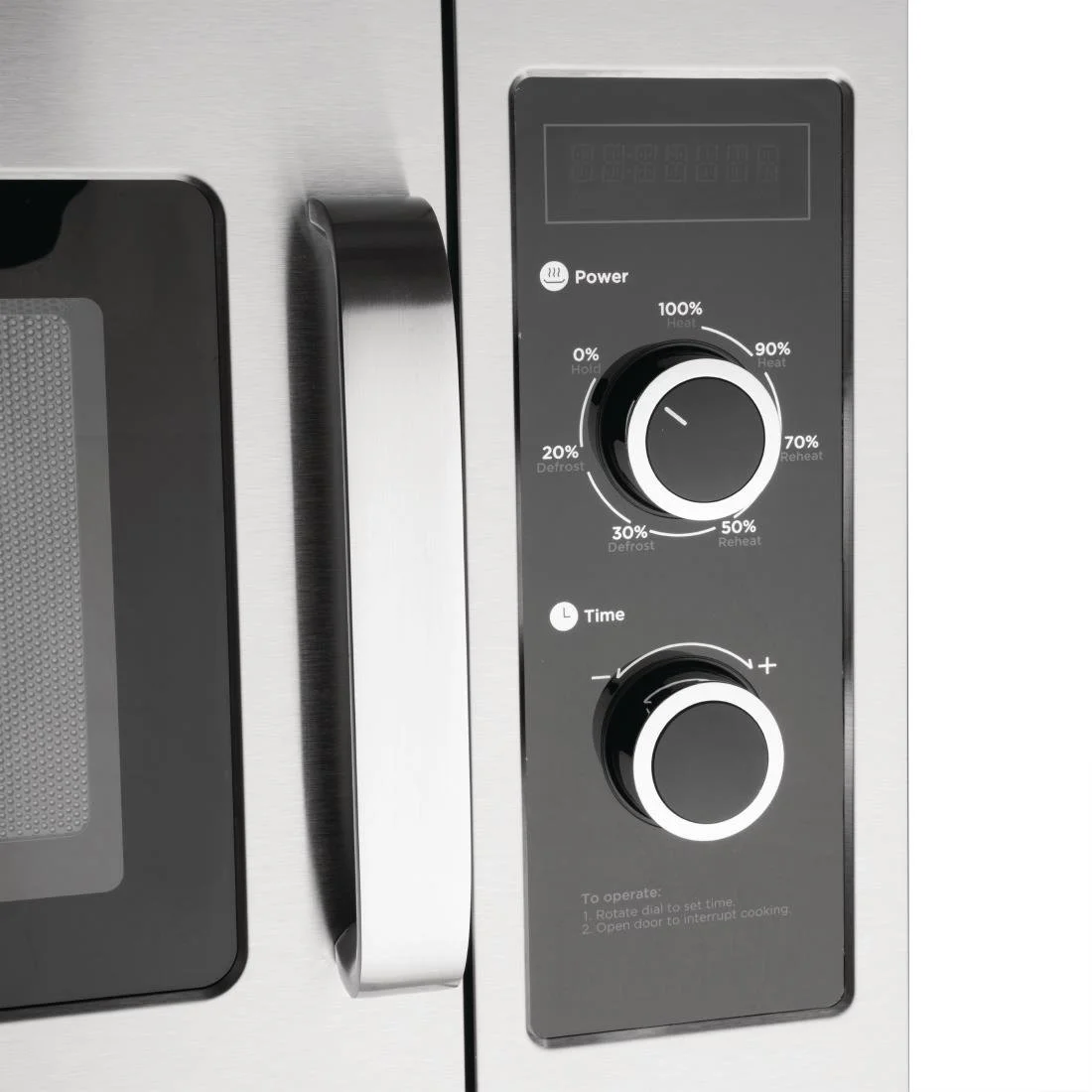 Buffalo Manual Commercial Microwave Oven 34ltr 1800W - Image 3