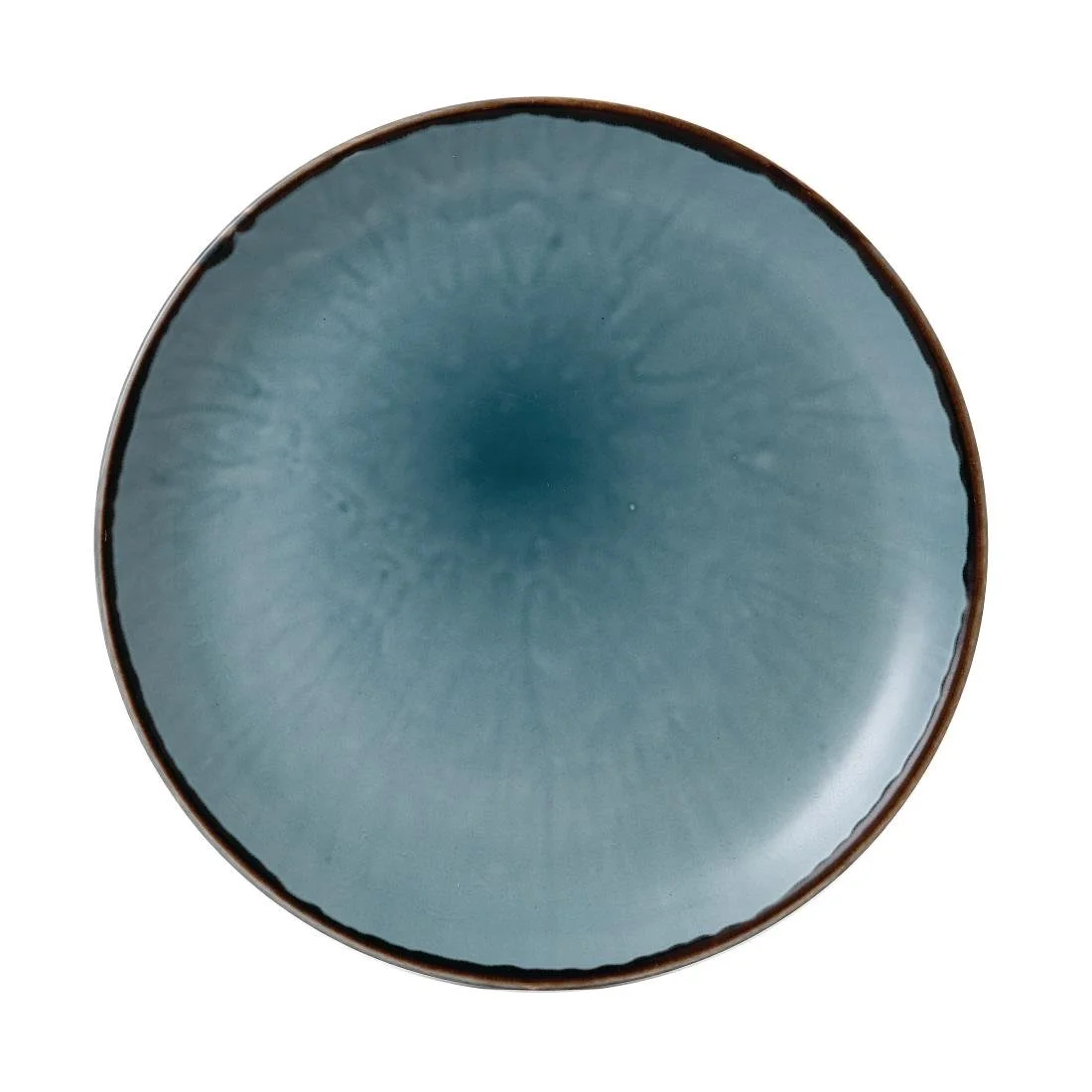 Dudson Harvest Evolve Coupe Plates Blue 288mm (12 Pack)