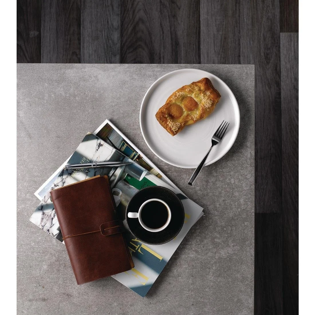 Churchill Chefs' Plates Walled Plates White 210mm (6 Pack) - Image 6