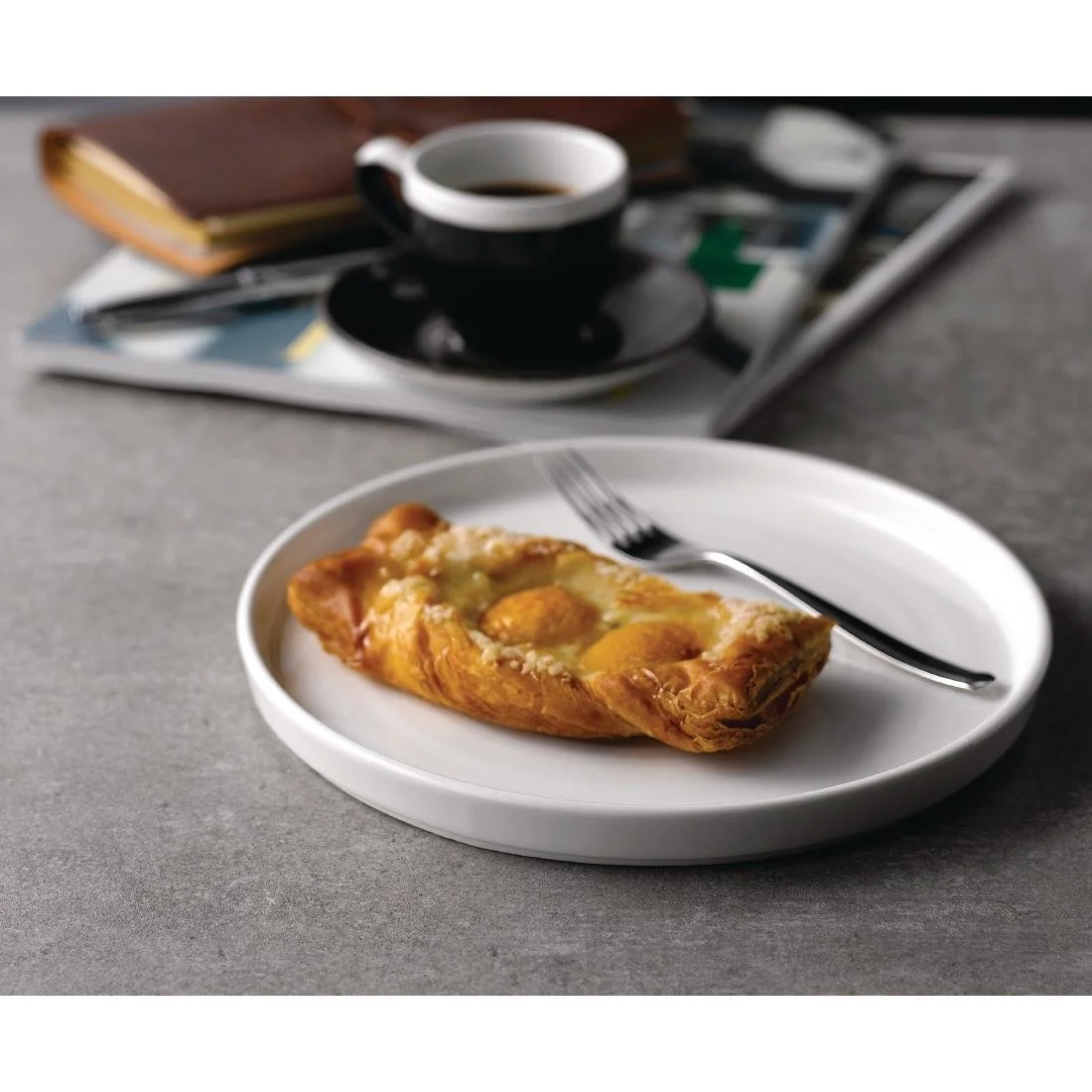 Churchill Chefs' Plates Walled Plates White 210mm (6 Pack) - Image 7