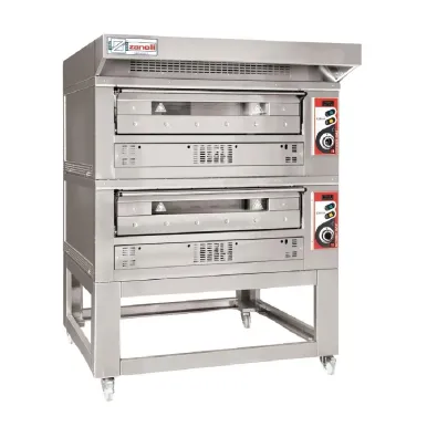 Zanolli EP70 4/MC Double Deck Electric Pizza Oven with Hood