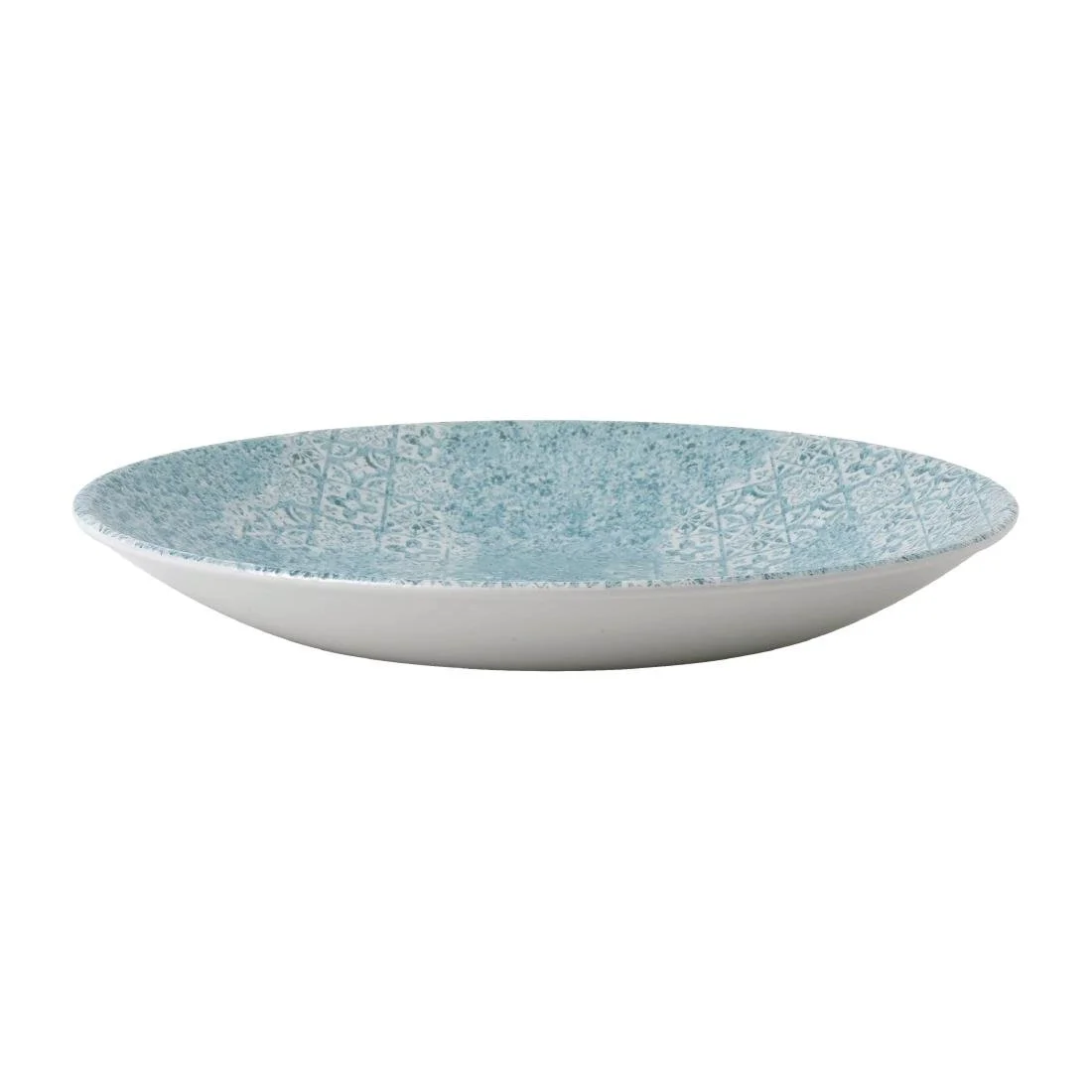 Churchill Med Tiles Deep Coupe Plates Aquamarine 239mm (12 Pack) - Image 2