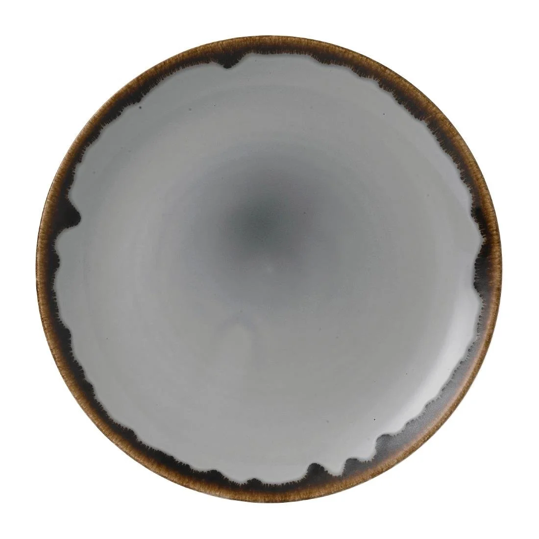 Dudson Harvest Coupe Plates Grey 255mm (12 Pack)