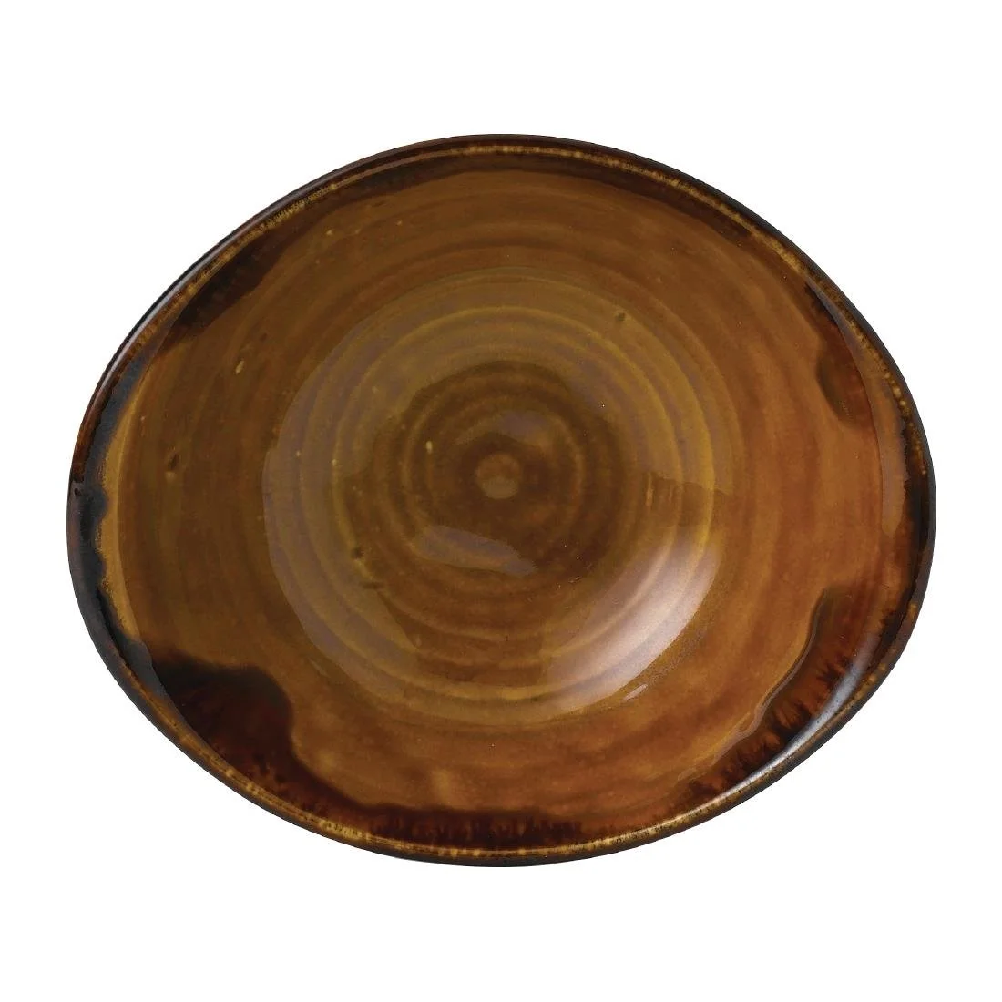 Dudson Harvest Deep Bowls Brown 200mm (6 Pack)