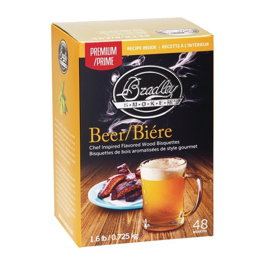 Bradley Food Smoker Beer Premium Flavour (48 Pack)