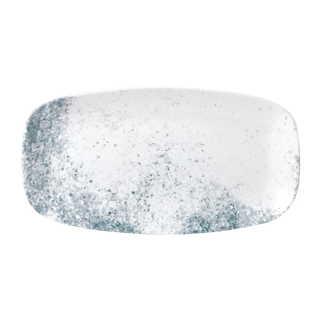 Studio Prints Haze Blue Chefs' Oblong Plates No. 4 13 7/8 x 7 3/8 " (6 Pack) - Image 1