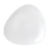 Churchill Vellum Triangle Plates White 229mm (12 Pack)