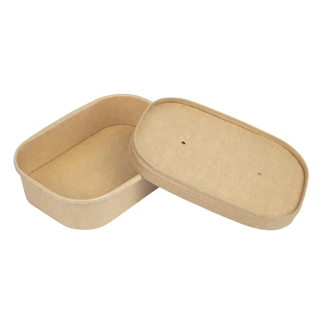 Colpac Stagione Microwavable Paperboard Food Box Lids (300 Pack) - Image 6