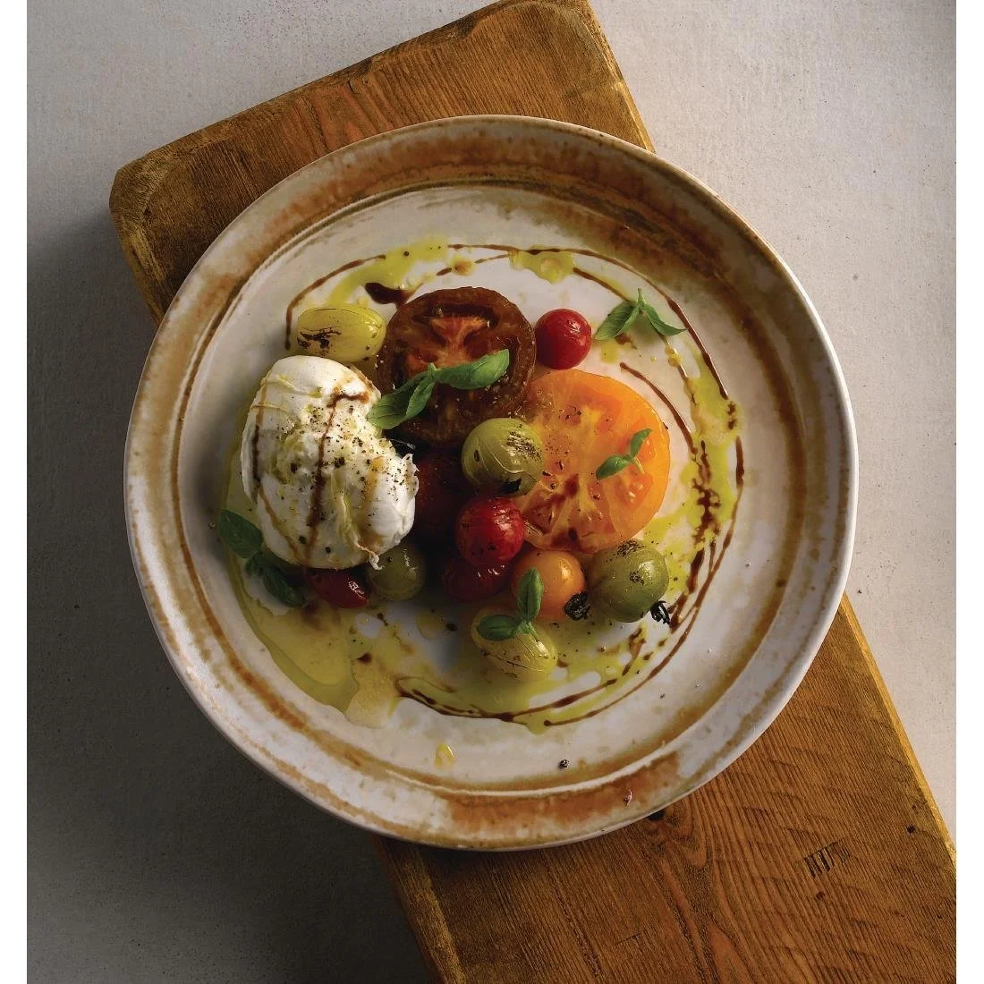 Dudson Finca Sandstone Organic Flat Plates 318mm (6 Pack) - Image 3