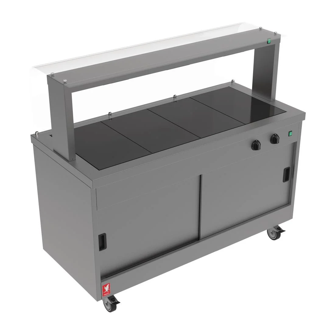 Falcon Hot Cupboard Servery Counter with Gantry FC4