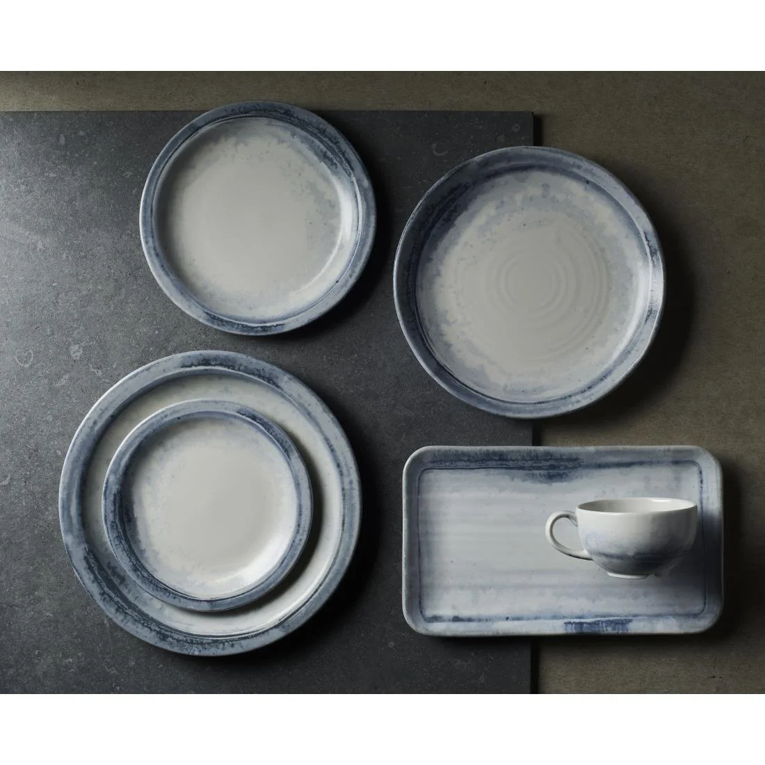 Dudson Makers Finca Nova Plates Limestone 254mm (12 Pack) - Image 2