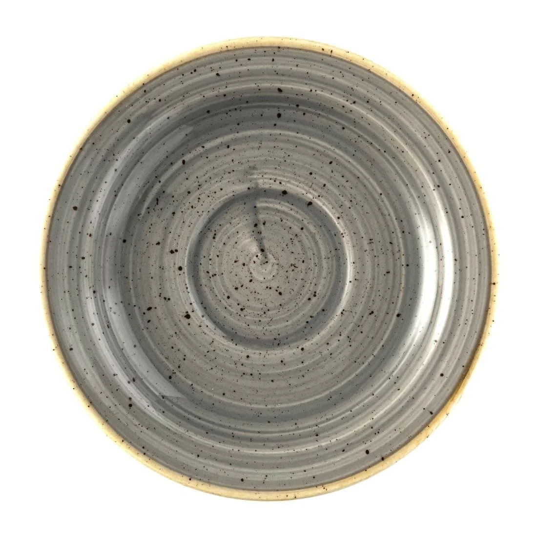 Churchill Stonecast Profile Saucers Grey 150mm (12 Pack) - Image 1