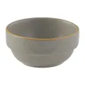 Churchill Stonecast Profile Stacking Bowl Grey 358ml (6 Pack) - Image 1