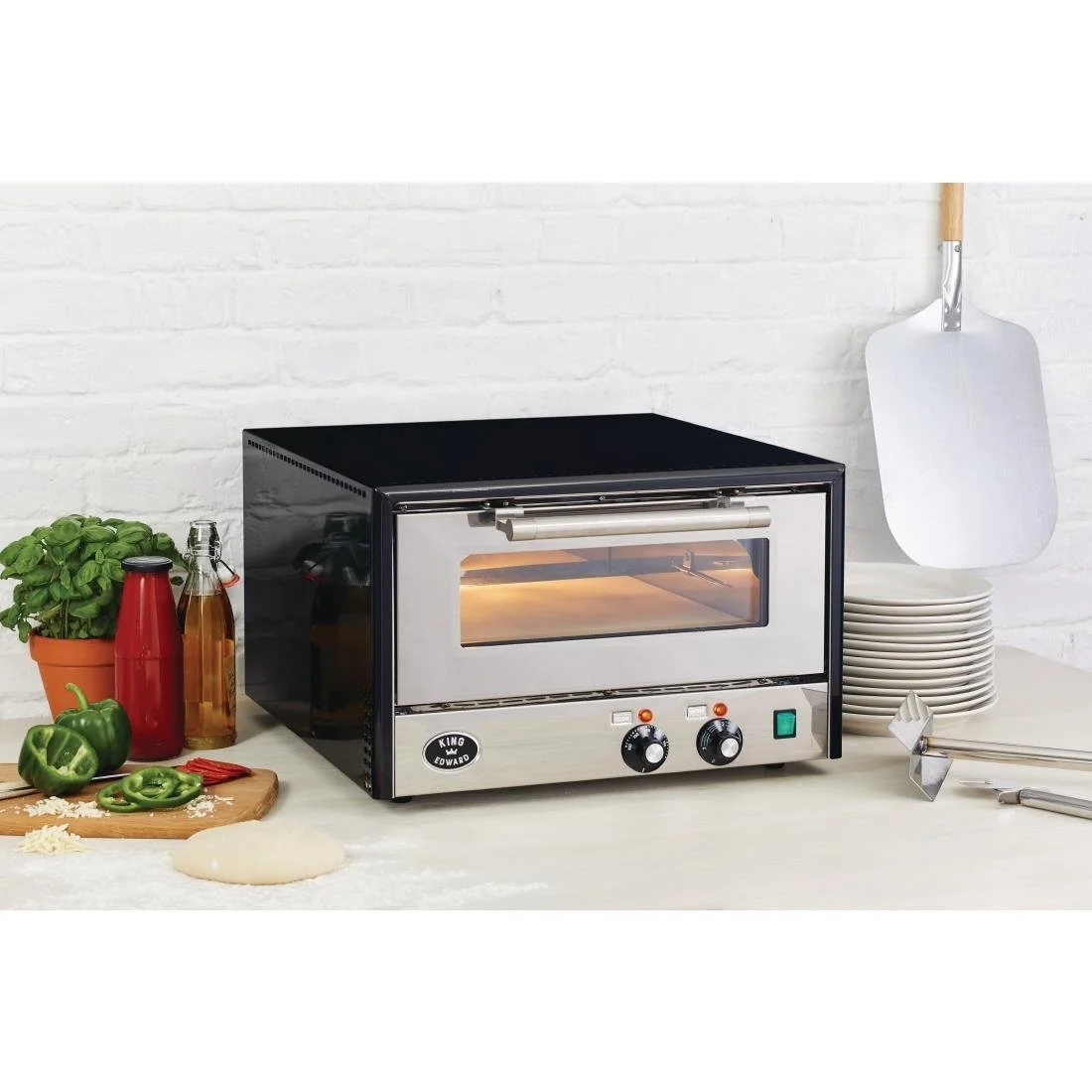 King Edward Colore Pizza Oven Black - Image 2