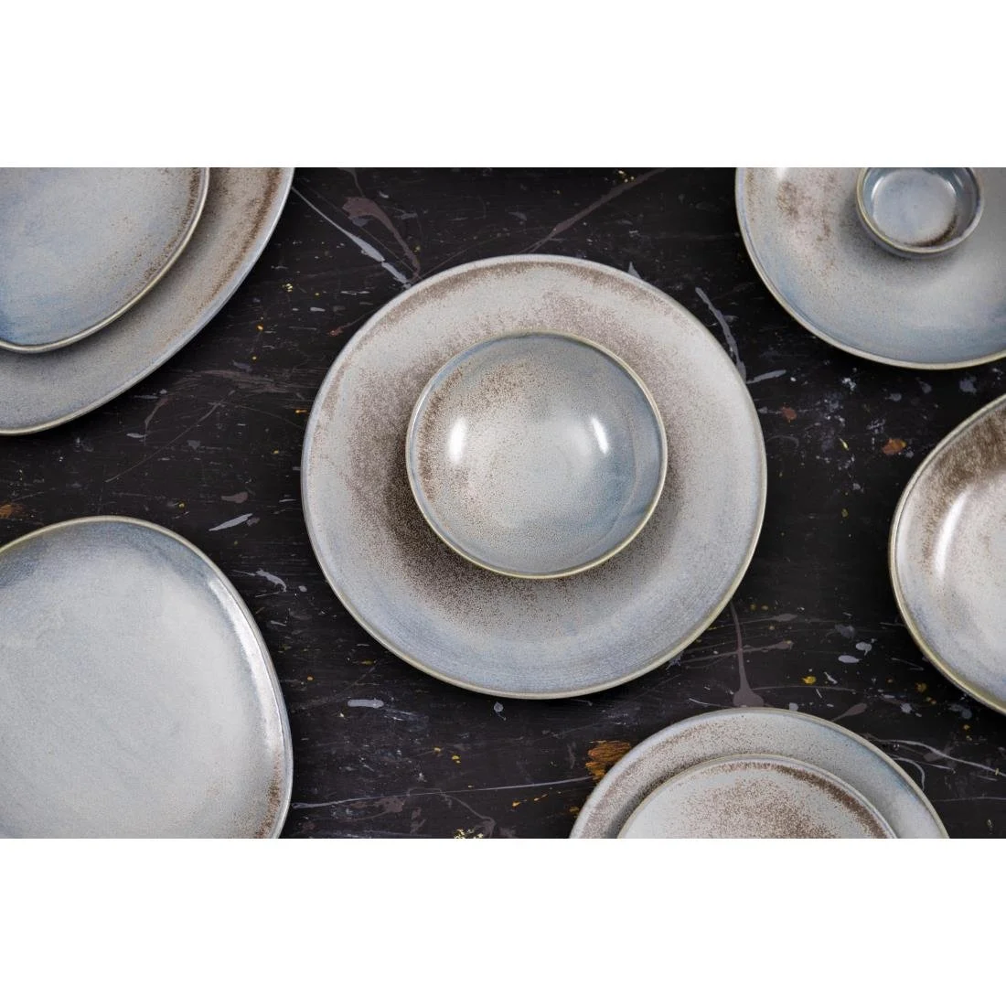 Olympia Ember Triangle Plates Blue 308mm (4 Pack) - Image 11