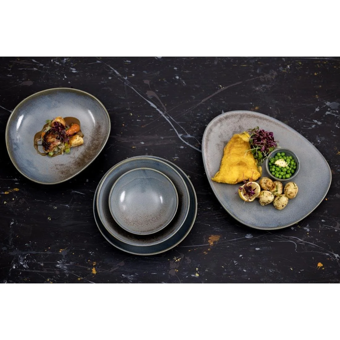 Olympia Ember Coupe Bowls Blue 152mm (6 Pack) - Image 13