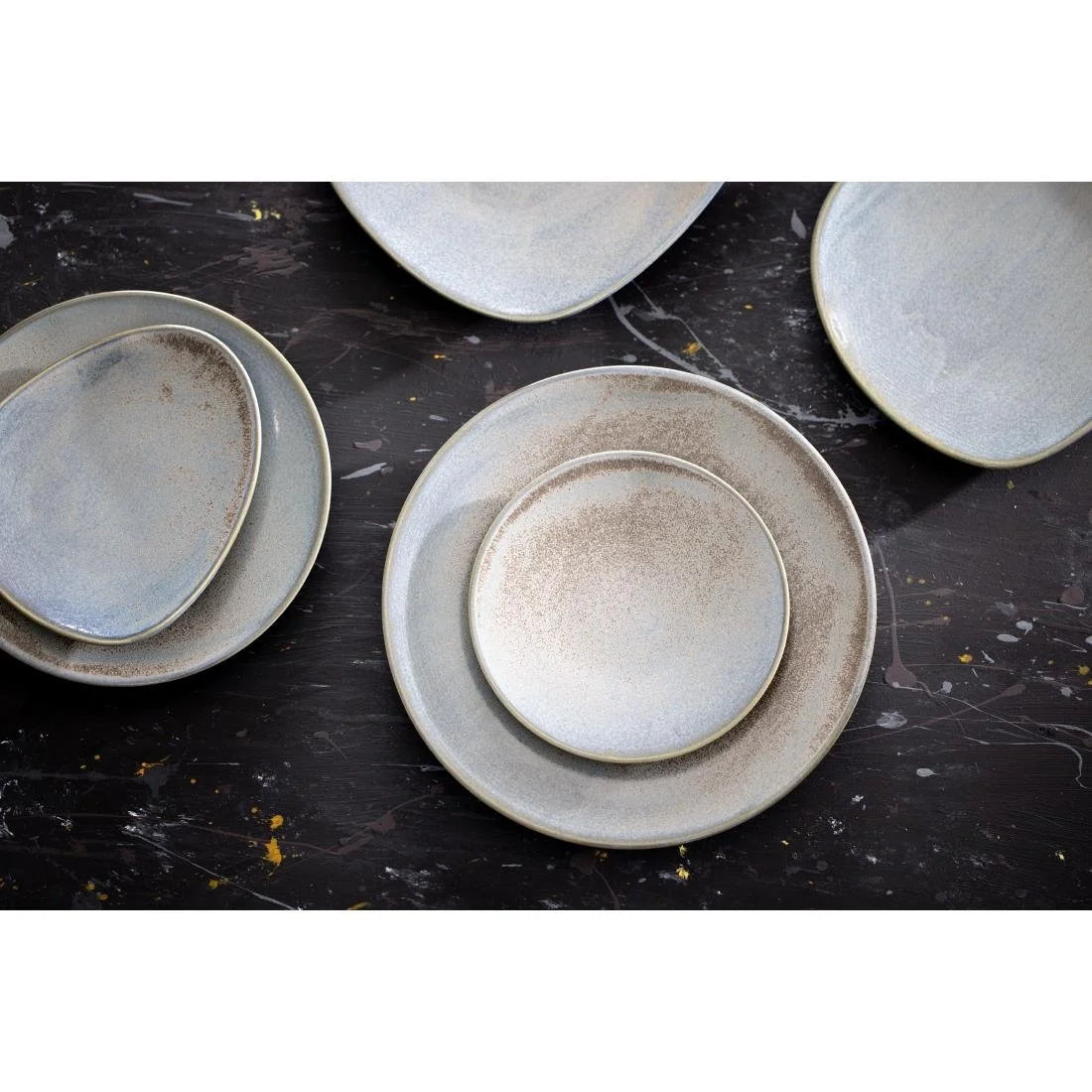 Olympia Ember Triangle Plates Blue 308mm (4 Pack) - Image 17