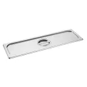 Vogue Stainless Steel Gastronorm 2/4 Lid - Image 1
