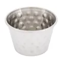 Olympia Hammered Stainless Steel Sauce Cups 70ml (12 Pack) - Image 1