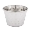 Olympia Hammered Stainless Steel Sauce Cups 70ml (12 Pack) - Image 2