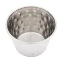 Olympia Hammered Stainless Steel Sauce Cups 70ml (12 Pack) - Image 3