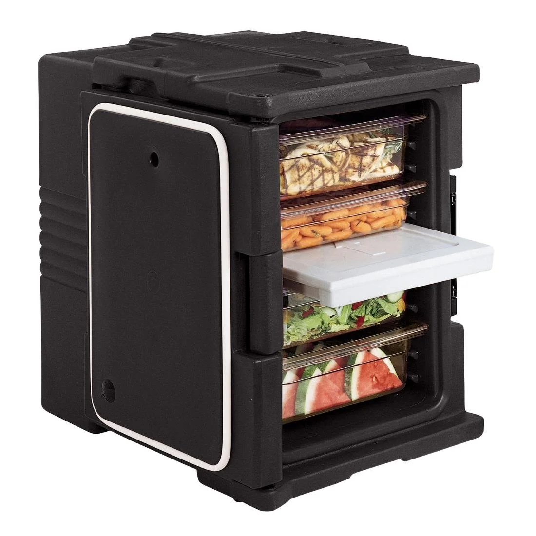 Cambro Insulated Front Load Camcart Black 4x 1/1GN - Image 2