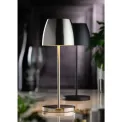 Utopia Montserrat LED Cordless Table Lamp 300mm Brushed Silver (6 Pack) - Image 2