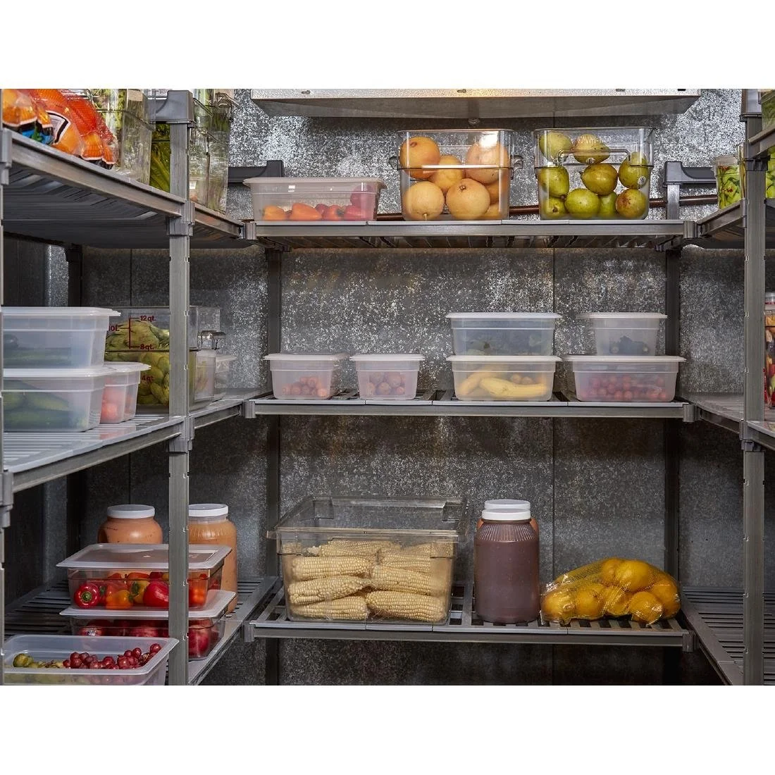 Cambro Camshelving Basics Plus 4 Tier Shelving Starter Unit 1630 x 610mm - Image 5