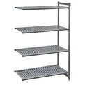 Cambro Camshelving Basics Plus Add-On Unit 4 Tier With Vented Shelves 1630H x 610D mm - Image 1