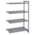 Cambro Camshelving Basics Plus Add-On Unit 4 Tier With Vented Shelves 1630H x 610D mm
