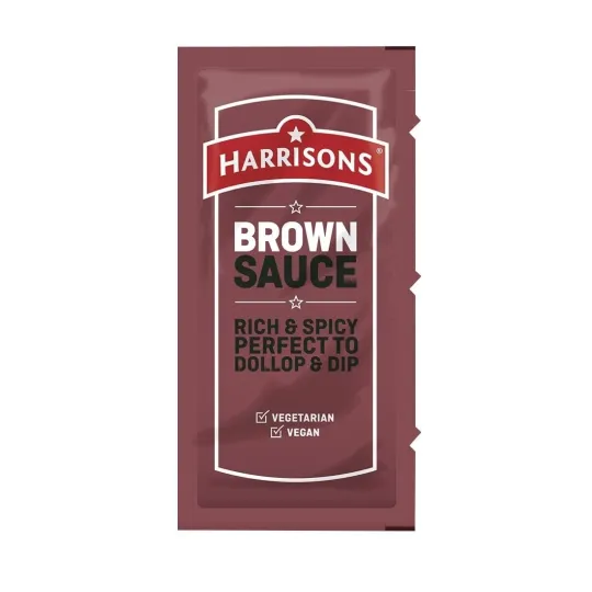Harrisons Brown Sauce Sachets 10g (200 Pack)