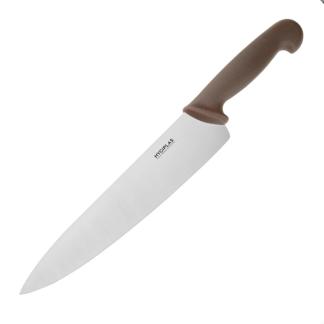 Hygiplas Cooks Knife Brown 25cm - Image 1
