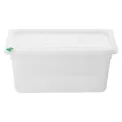 Hygiplas Click PP GN Container 1/3 with Lid & 7 Colour Clips 150mm 5.3Ltr (4 Pack) - Image 1