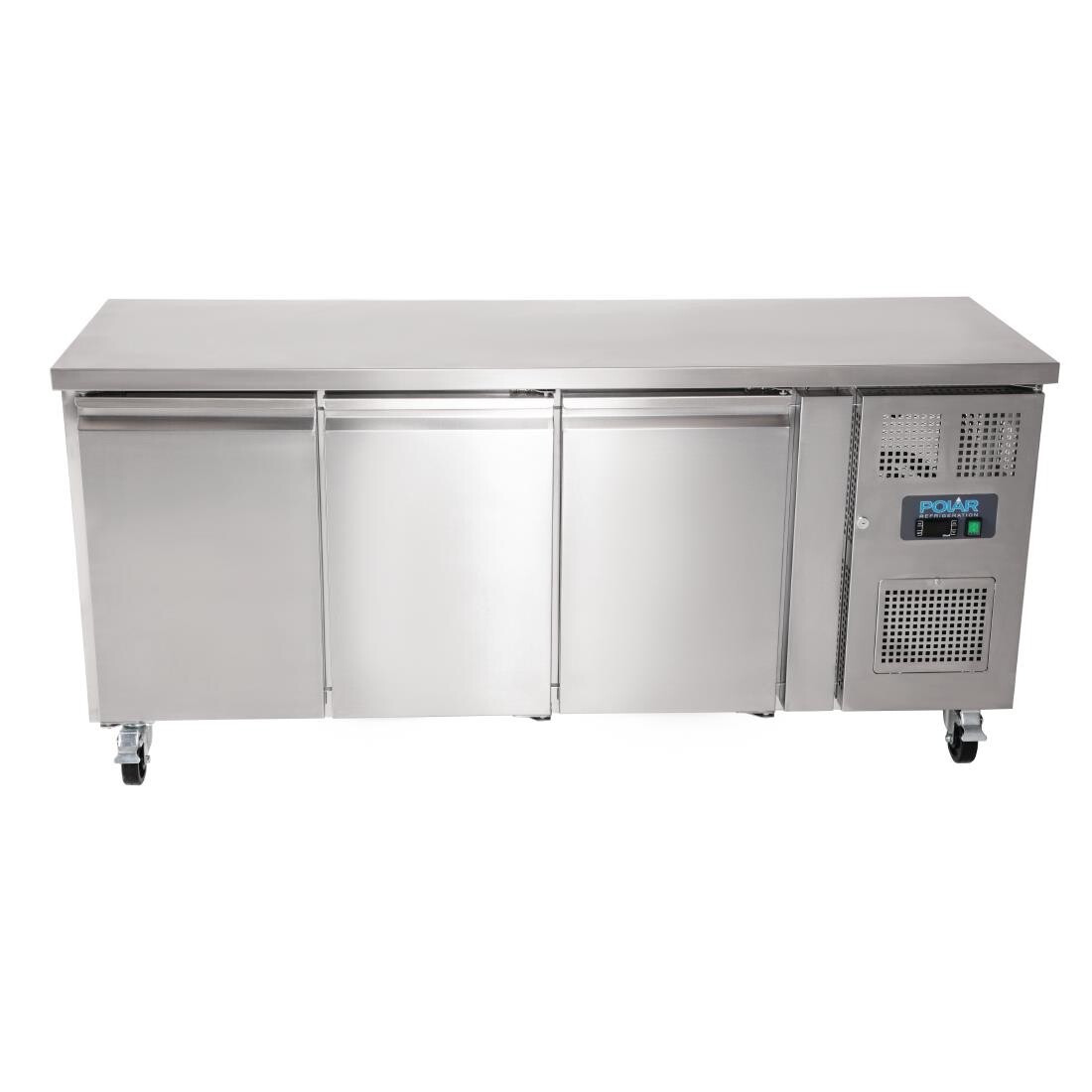 Polar 3 Door Counter Fridge 339 Ltr