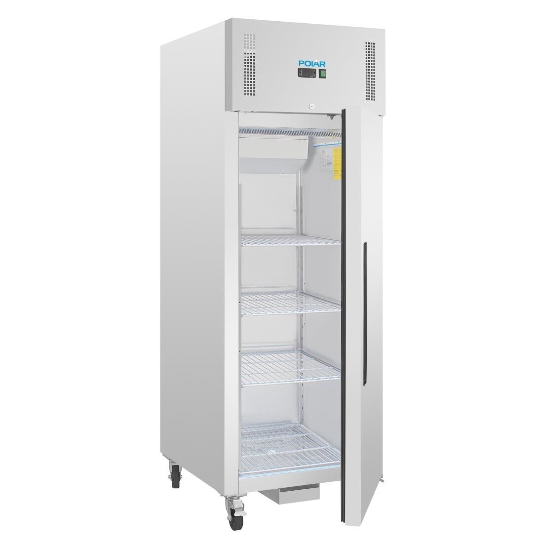 Polar Single Door Freezer Stainless Steel 600Ltr