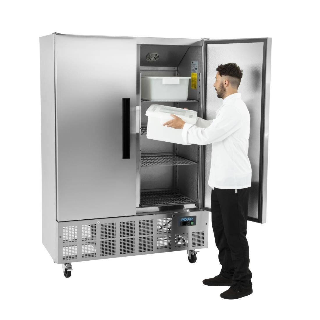 Polar 2 Door Slimline Freezer 960 Ltr