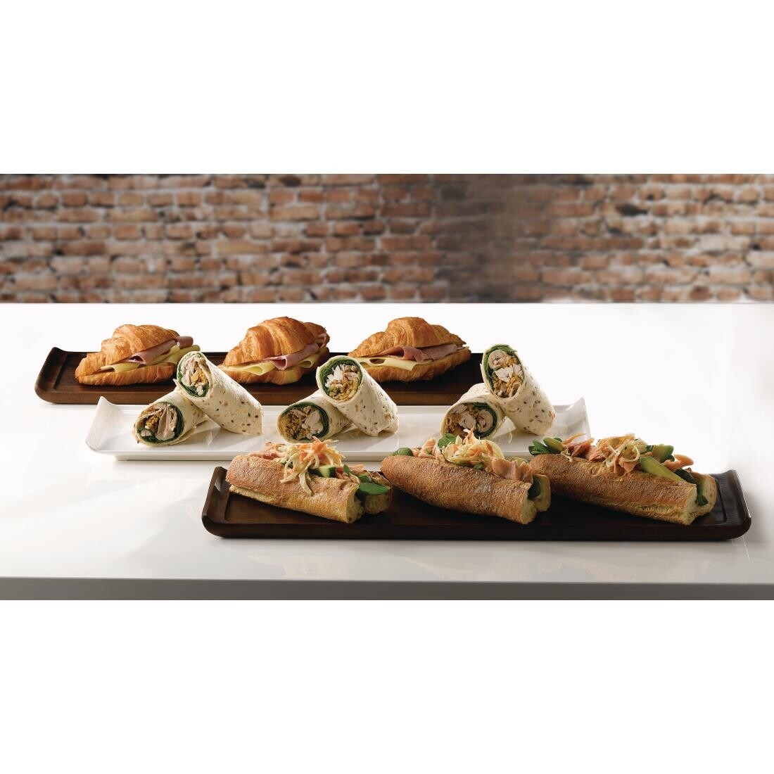 Churchill Alchemy Wooden Solid Wood Tray 460 x 100mm