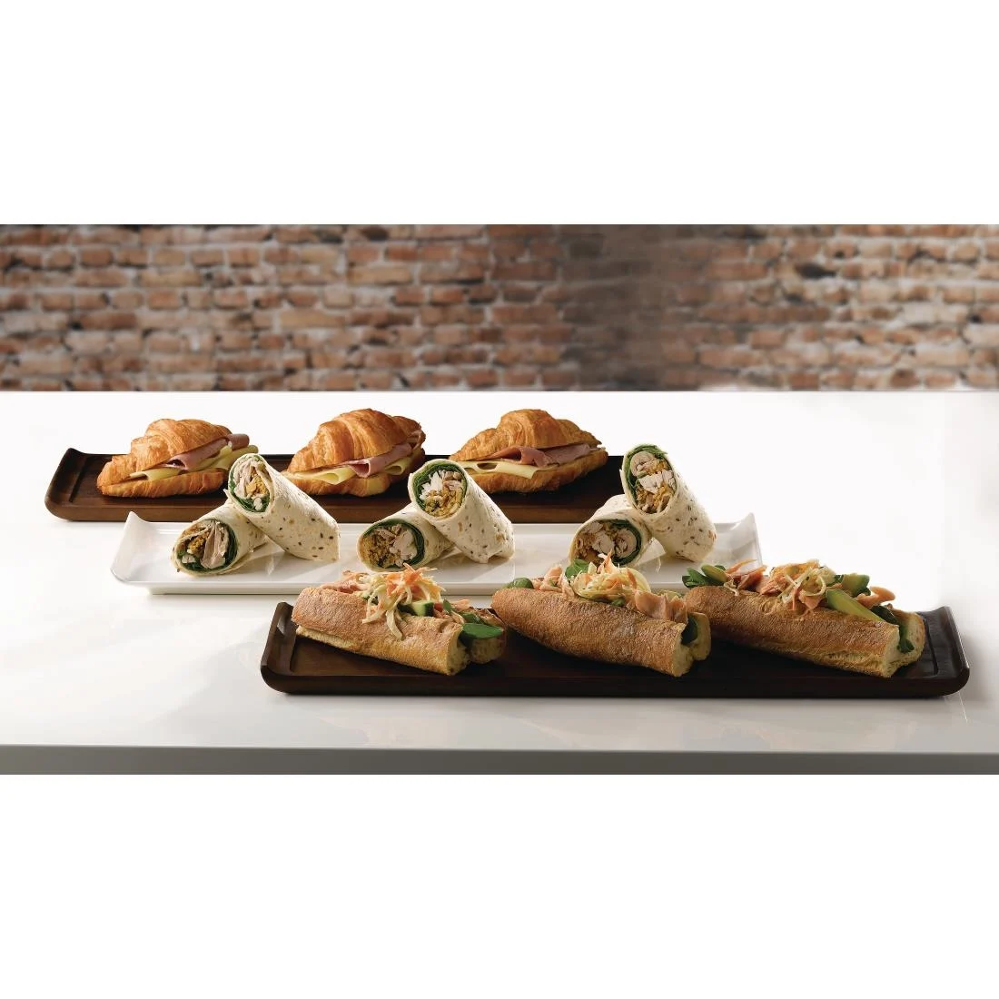 Churchill Alchemy Wooden Solid Wood Tray 560 x 200mm